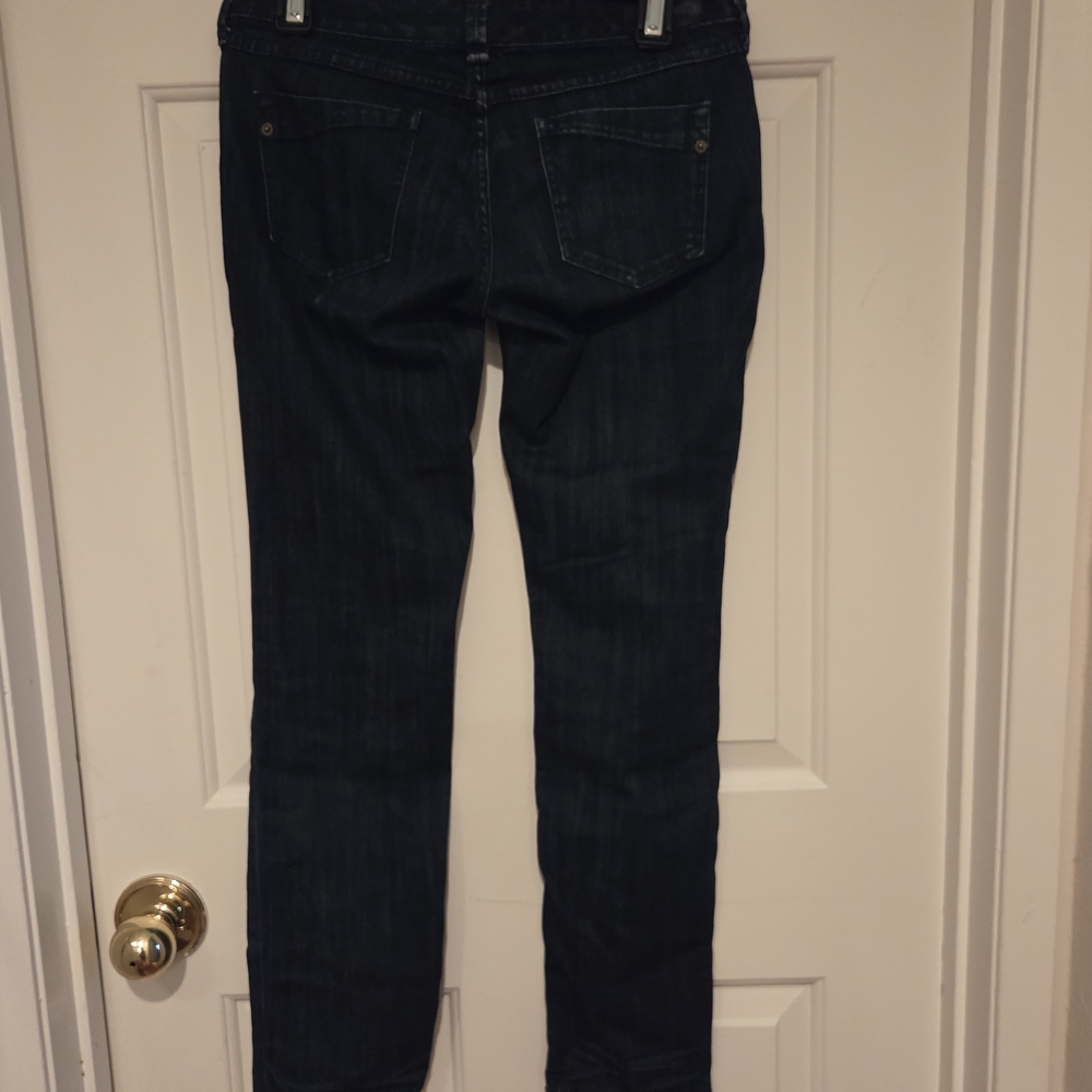 Express Women's Deep Indigo Skinny Jeans - Picture 3 of 8